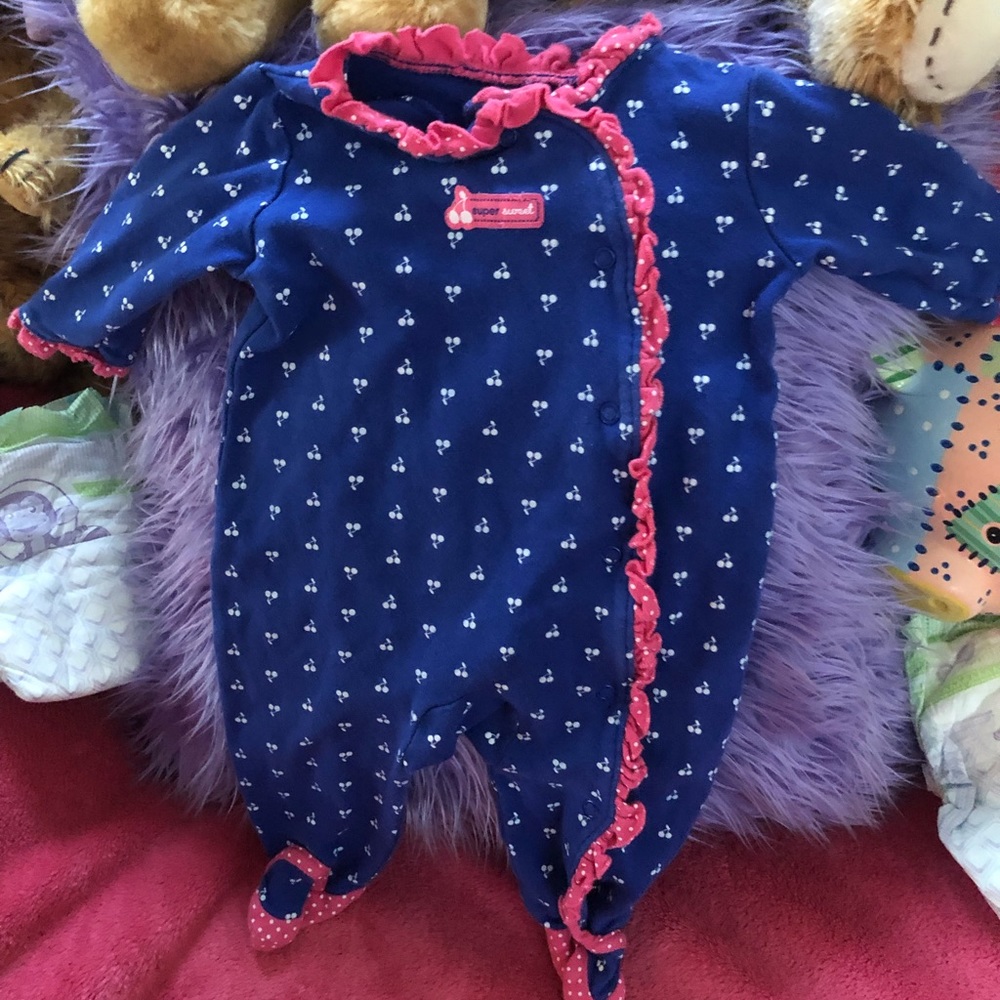 Infant Girls Footes Onesie